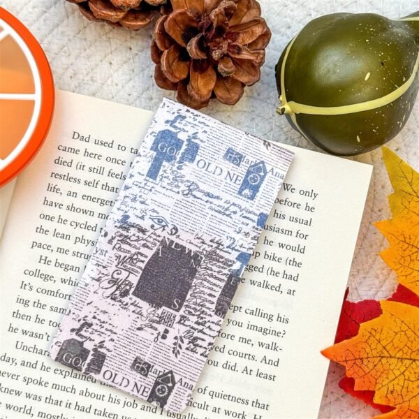 Vintage Newspaper Magnetic Bookmark