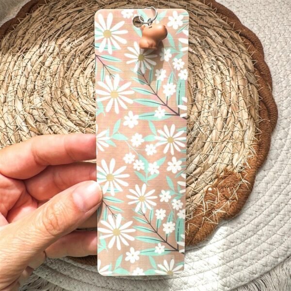 Daisy Bookmark with Capybara Charm