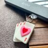 Preppy Kindle Charm – Playing Cards E-Reader Dust Plug & Phone Charm