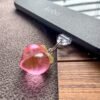 Peach Kindle Charm – Cute E-Reader Dust Plug & Phone Charm