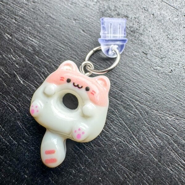 Kawaii Cat & Soda Kindle Charm Set – E-Reader Dust Plugs & Phone Charms