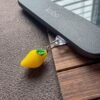 Lemon Kindle Charm | Cute Kindle Charm & E-Reader Dust Plug