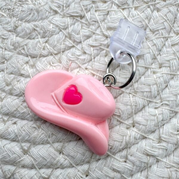 Pink Cowboy Hat Kindle Charm – Preppy E-Reader Dust Plug & Phone Charm